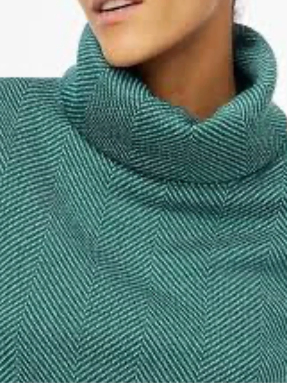 J. Crew Teal Cowl Neck Sweater